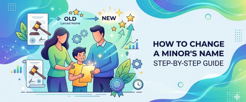 How to Change Name for Minor ?