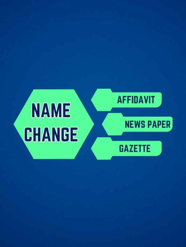 Name Change process chart