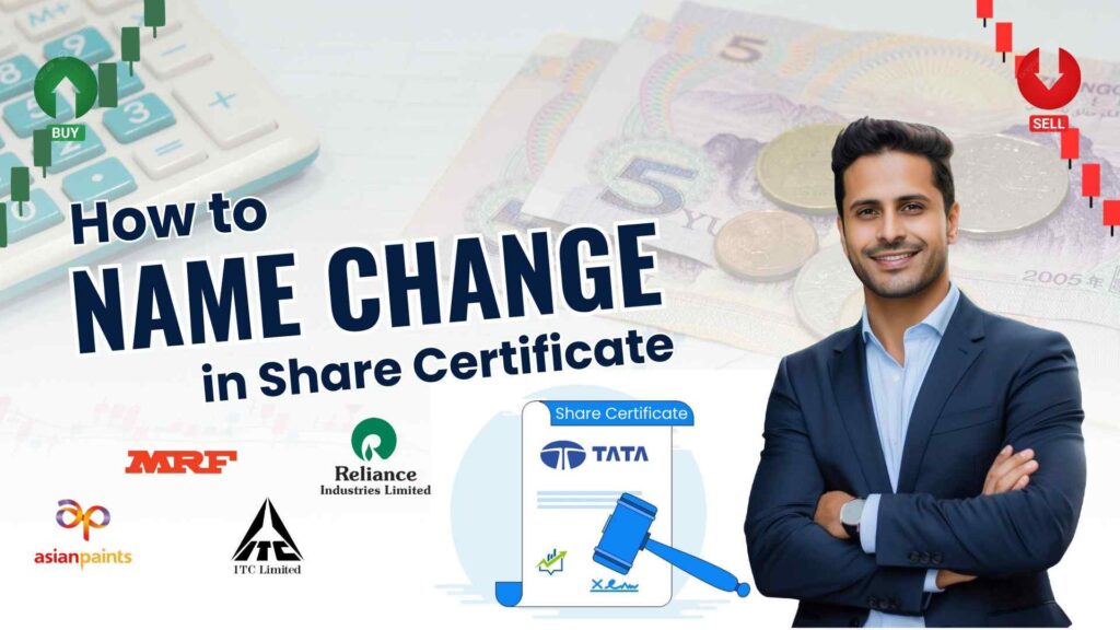 Name Change in Share Certificate