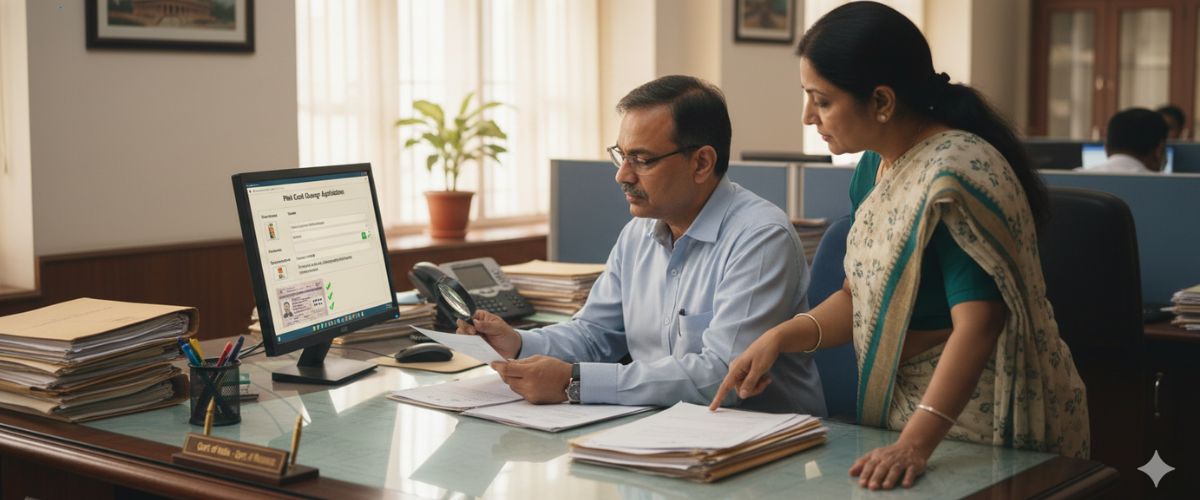 pan card name change process