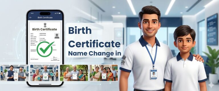 Name Change in birth Certificate