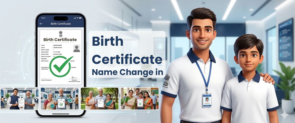 Name Change in birth Certificate